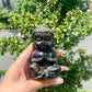 Golden Obsidian Baby Buddha