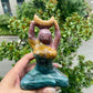 Ocean Jasper  Yoga Goddess With Moon