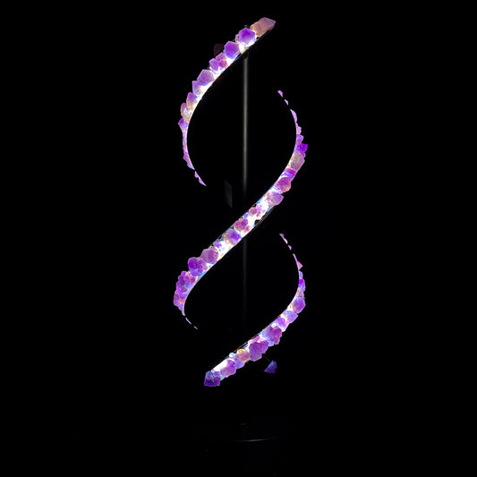 DNA Amethyst Seeds Lamp