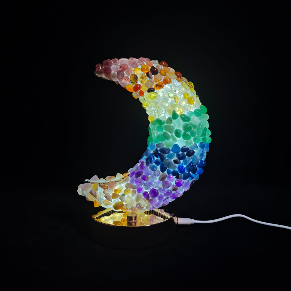 Rainbow Gravel Lamp