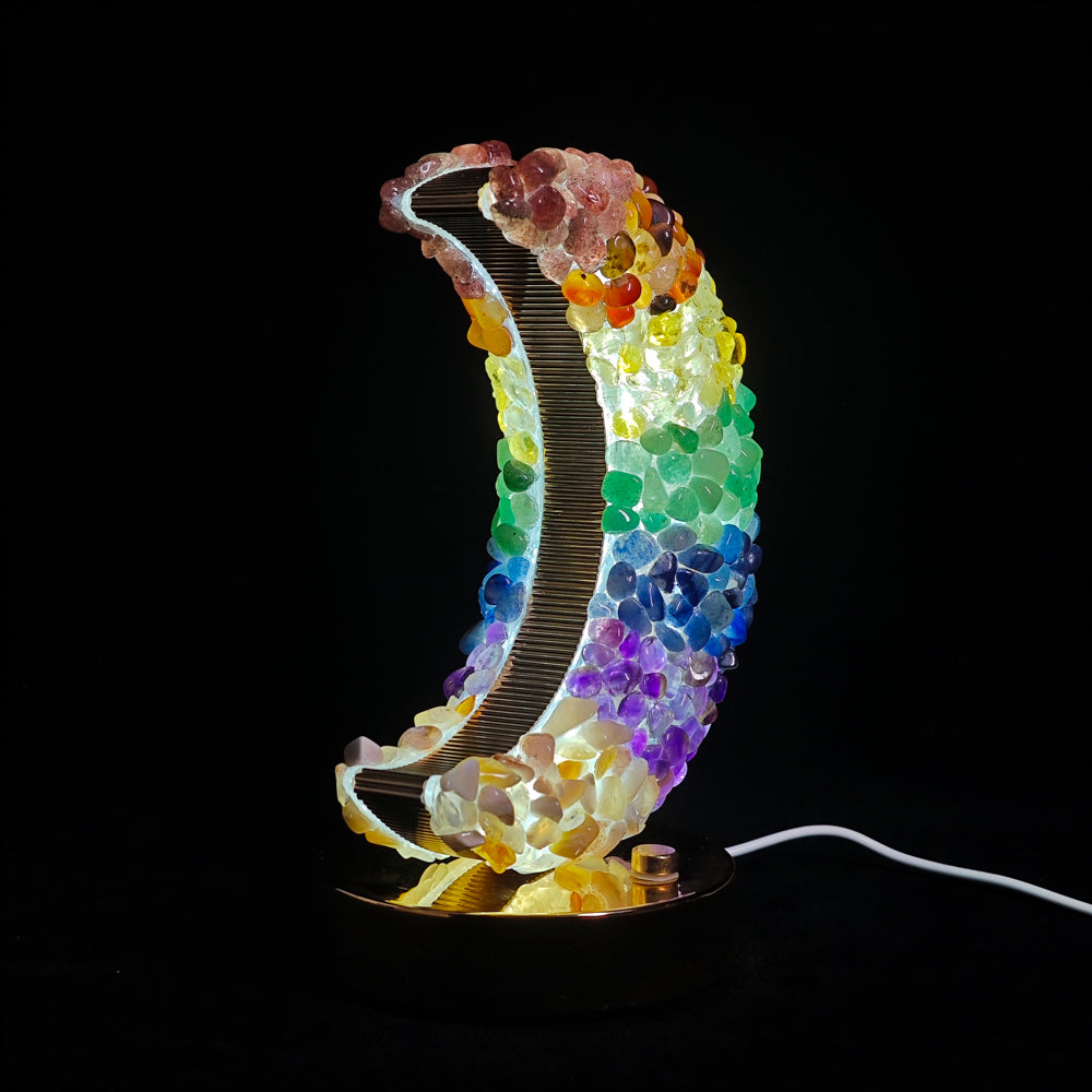 Rainbow Gravel Lamp