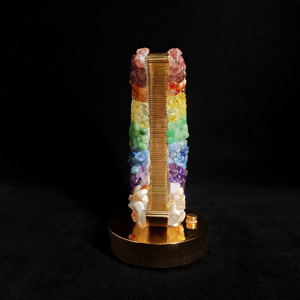 Rainbow Gravel Lamp