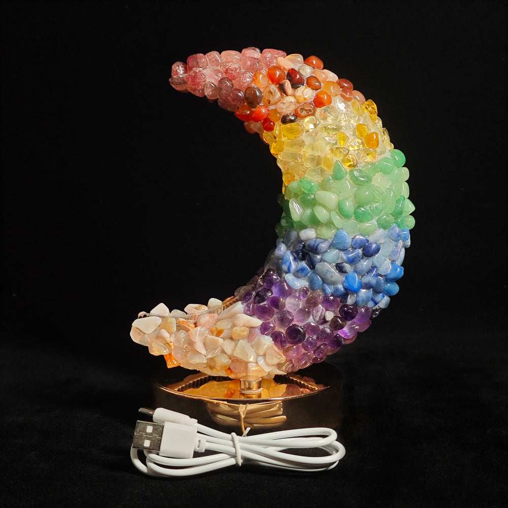 Rainbow Gravel Lamp