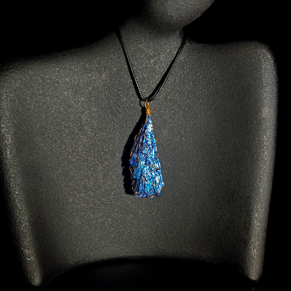 Aura Feather Tourmaline Pendant