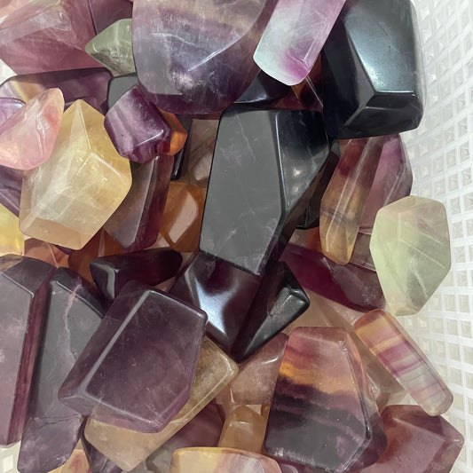 1kg Rainbow fluorite freeform