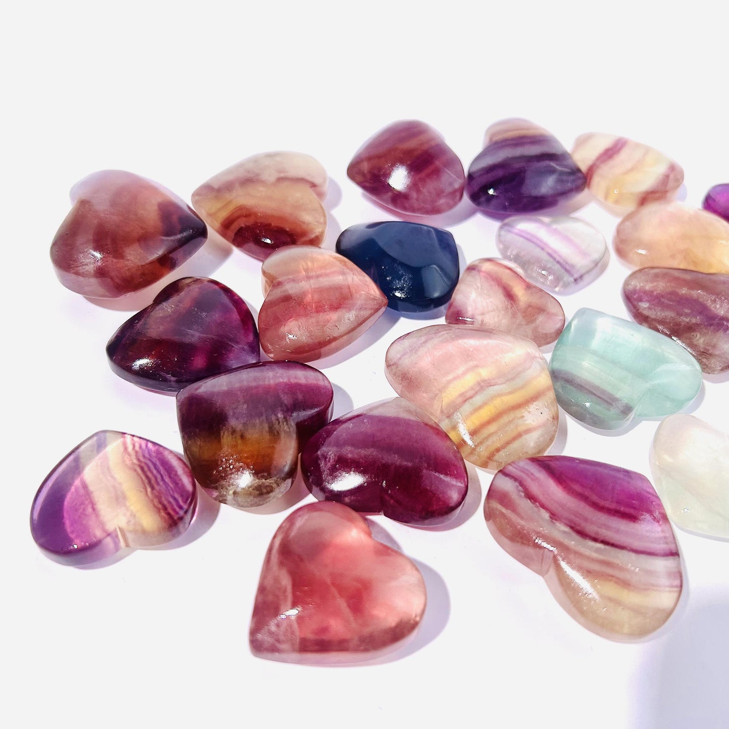 New Arrivals Candy Fluorite Heart