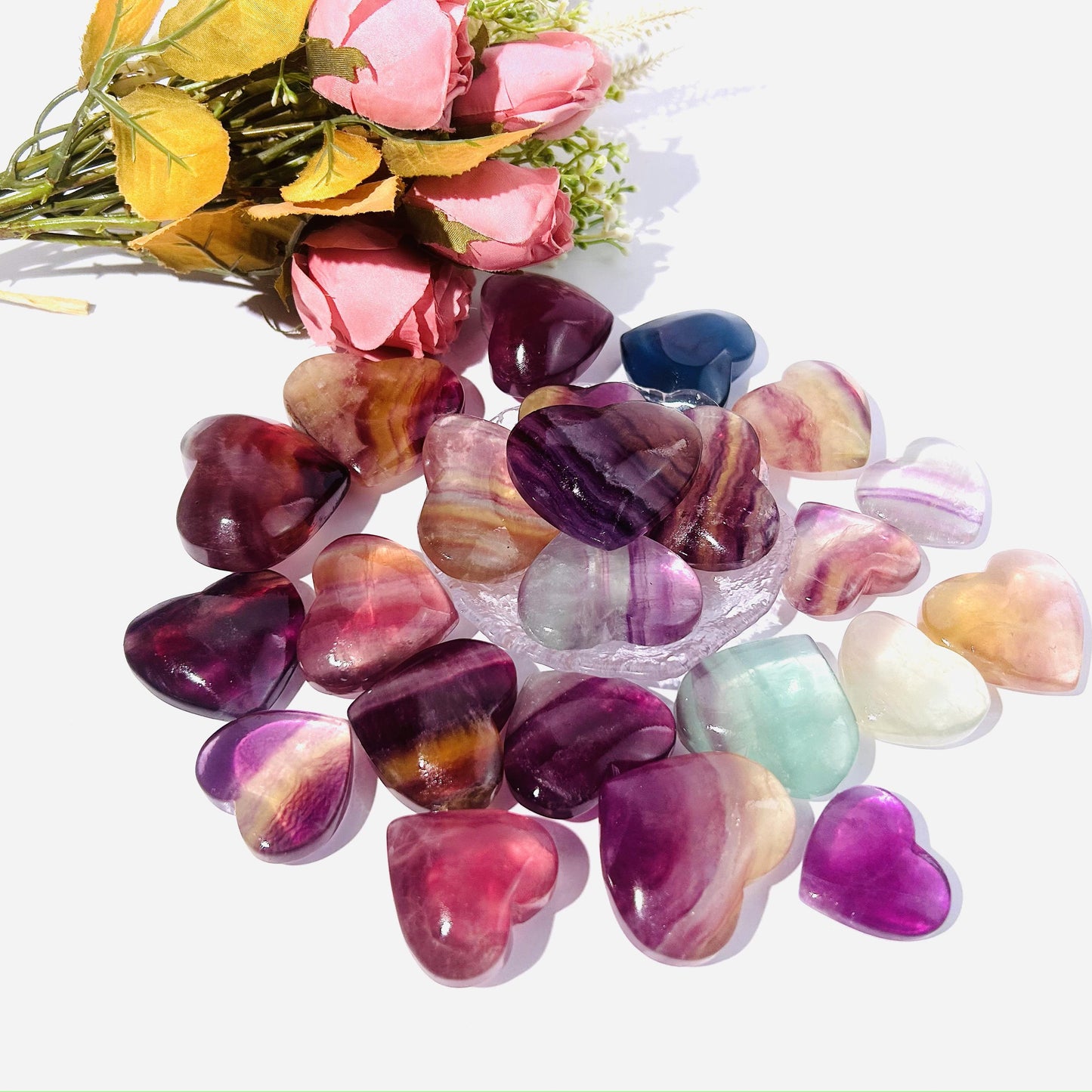 New Arrivals Candy Fluorite Heart