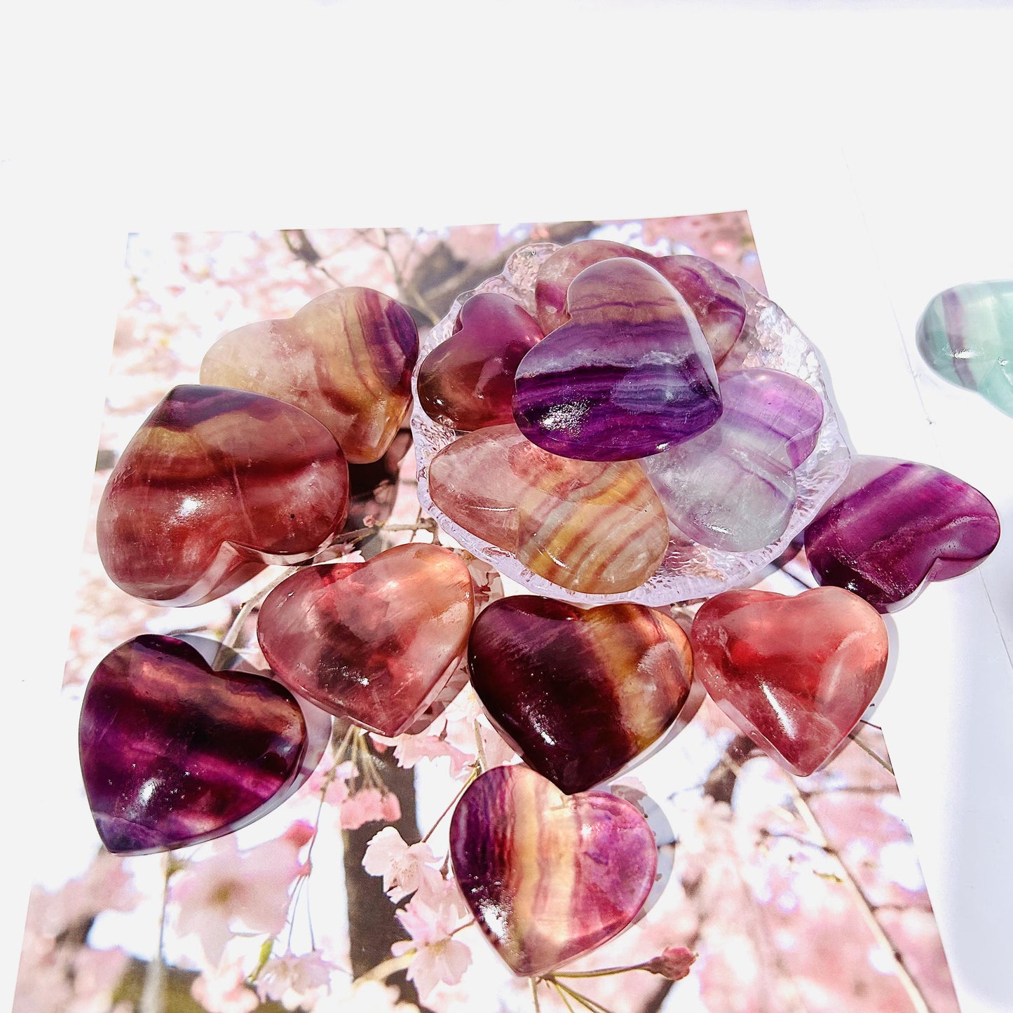 New Arrivals Candy Fluorite Heart