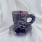 Dream amethyst hand-carved cups with base, mugs, coffee mugs, cocktail glasses, window decorations