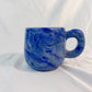 Blue Aventurine Hand Carved Coffee Mug