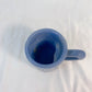 Blue Aventurine Hand Carved Coffee Mug With Heart Shape Handle