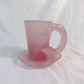 Rose Quartz Coffee Mug With Special Carving Handle