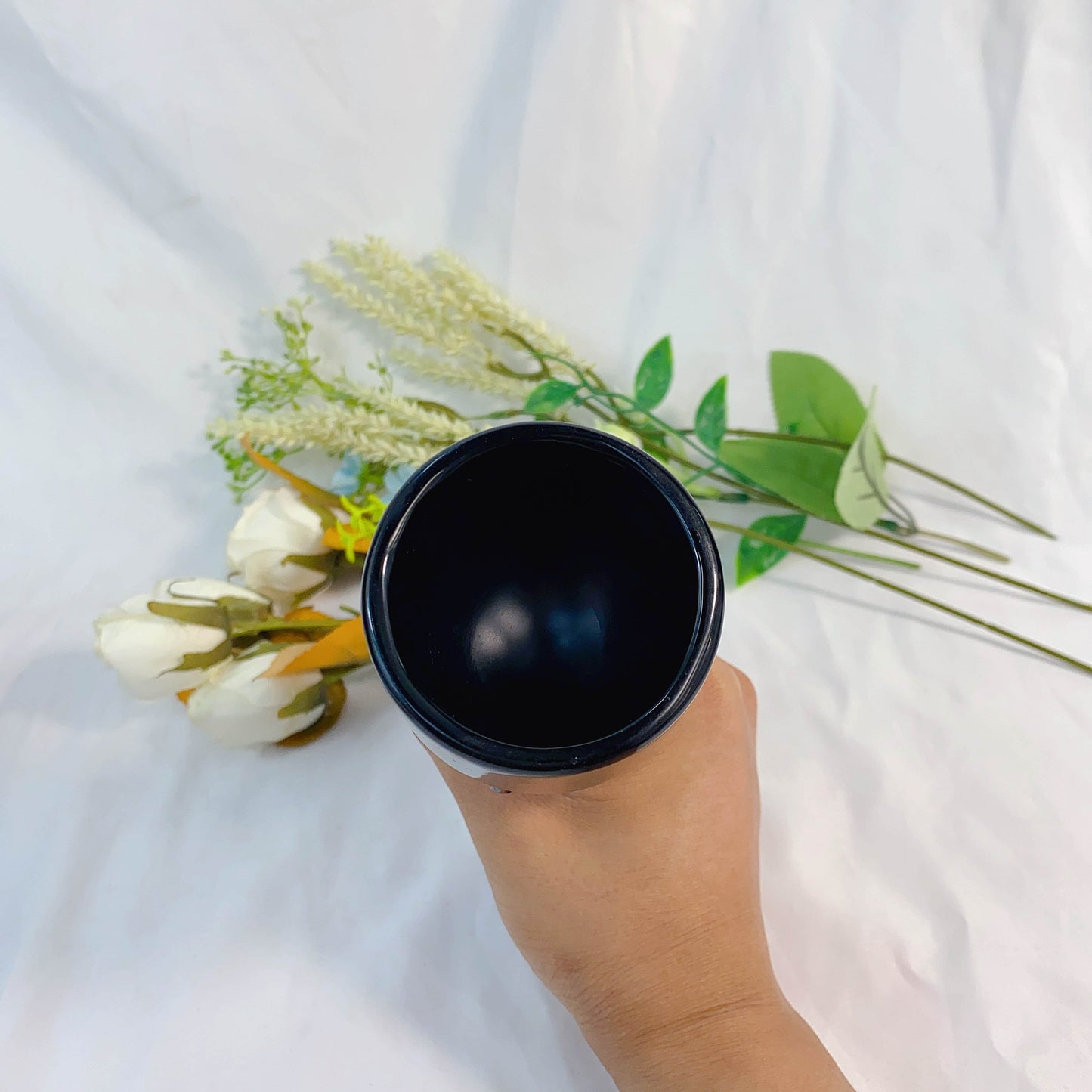 Black Obsidian Cups, Coffee Mugs, Cocktail Glasses, Window Decorations