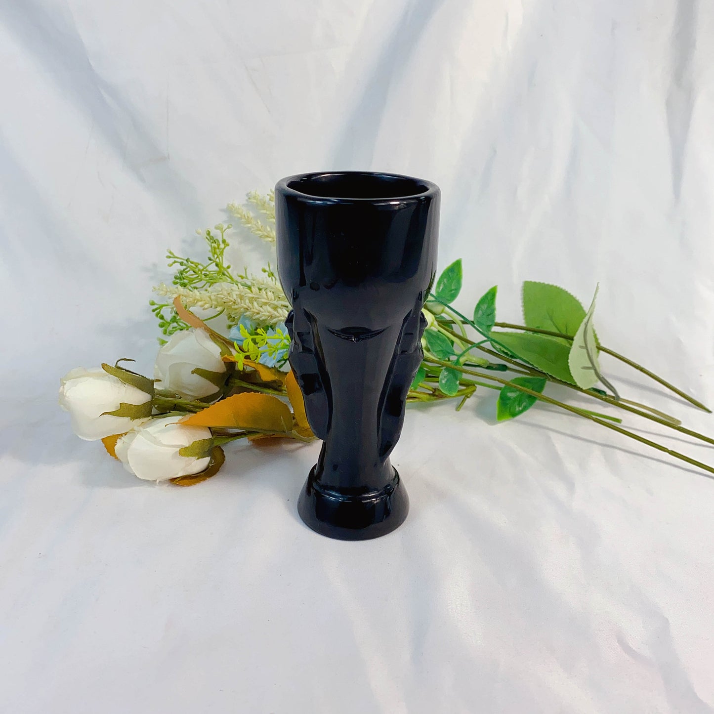 Black Obsidian Cups, Coffee Mugs, Cocktail Glasses, Window Decorations