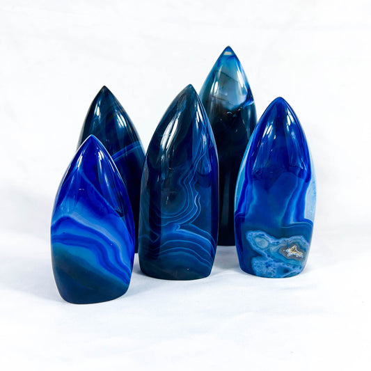 Blue Agate（Not Natural Color）Ornament