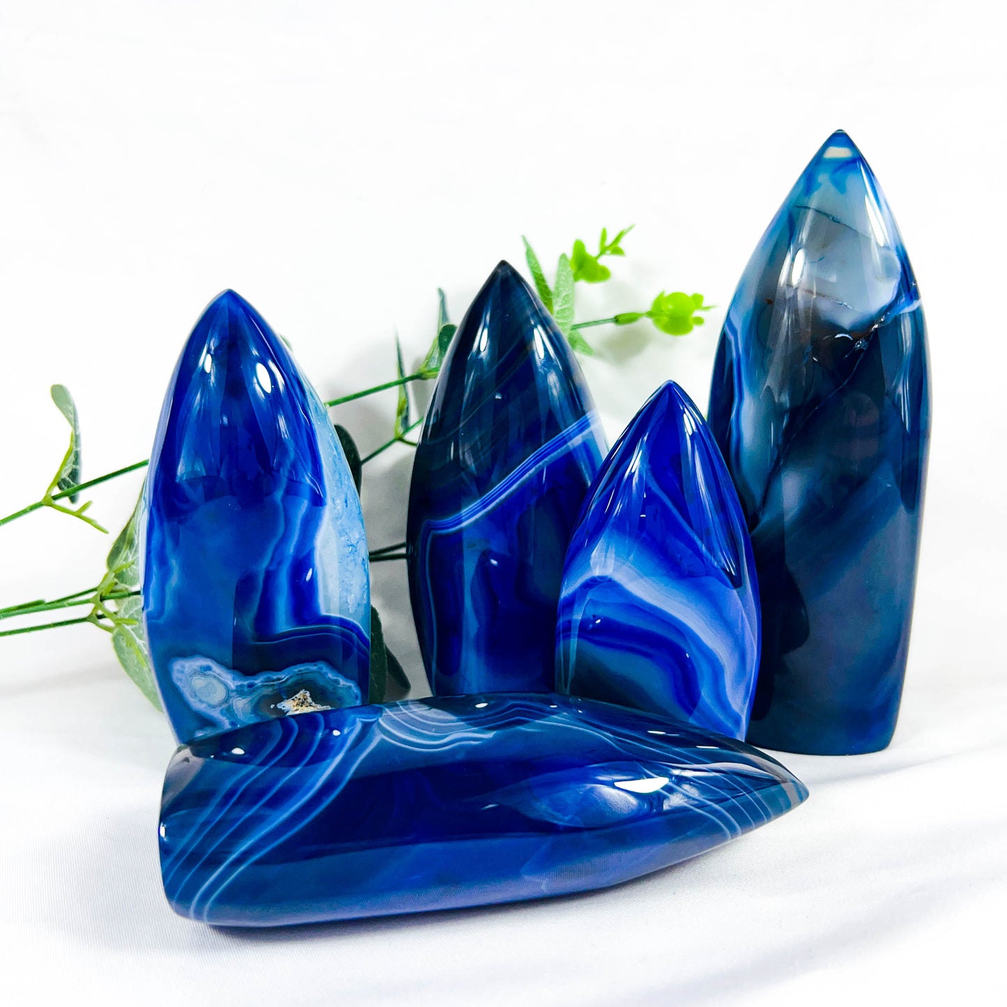 Blue Agate（Not Natural Color）Ornament