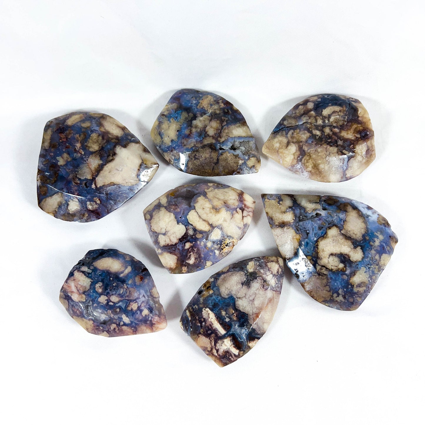 Blue Flower Agate Ornament