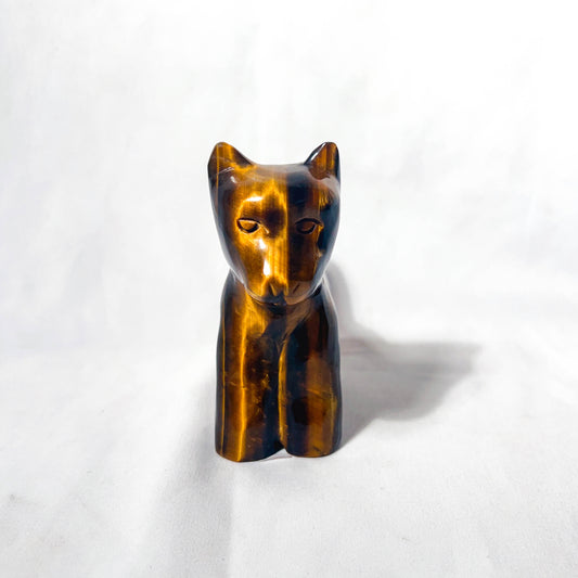 Yellow Tiger Eye Dog