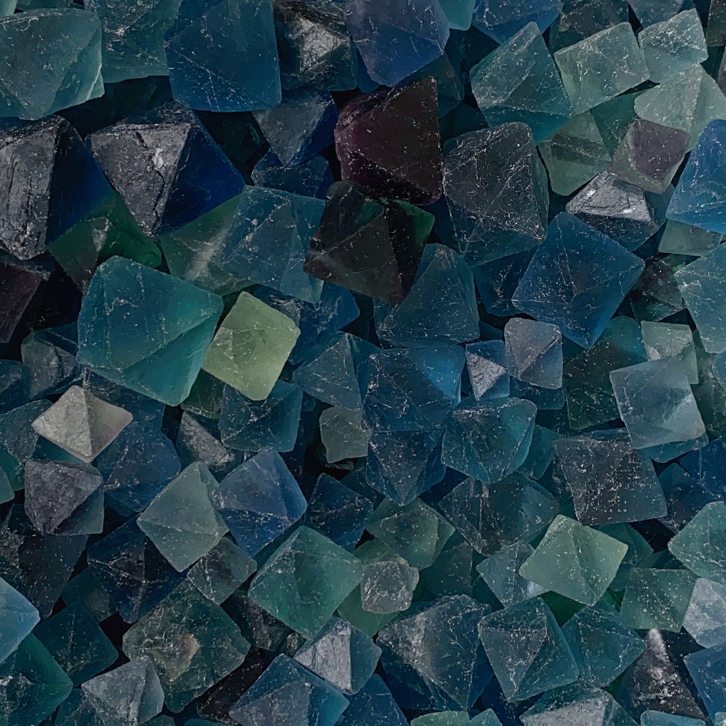 Blue Fluorite Octahedron