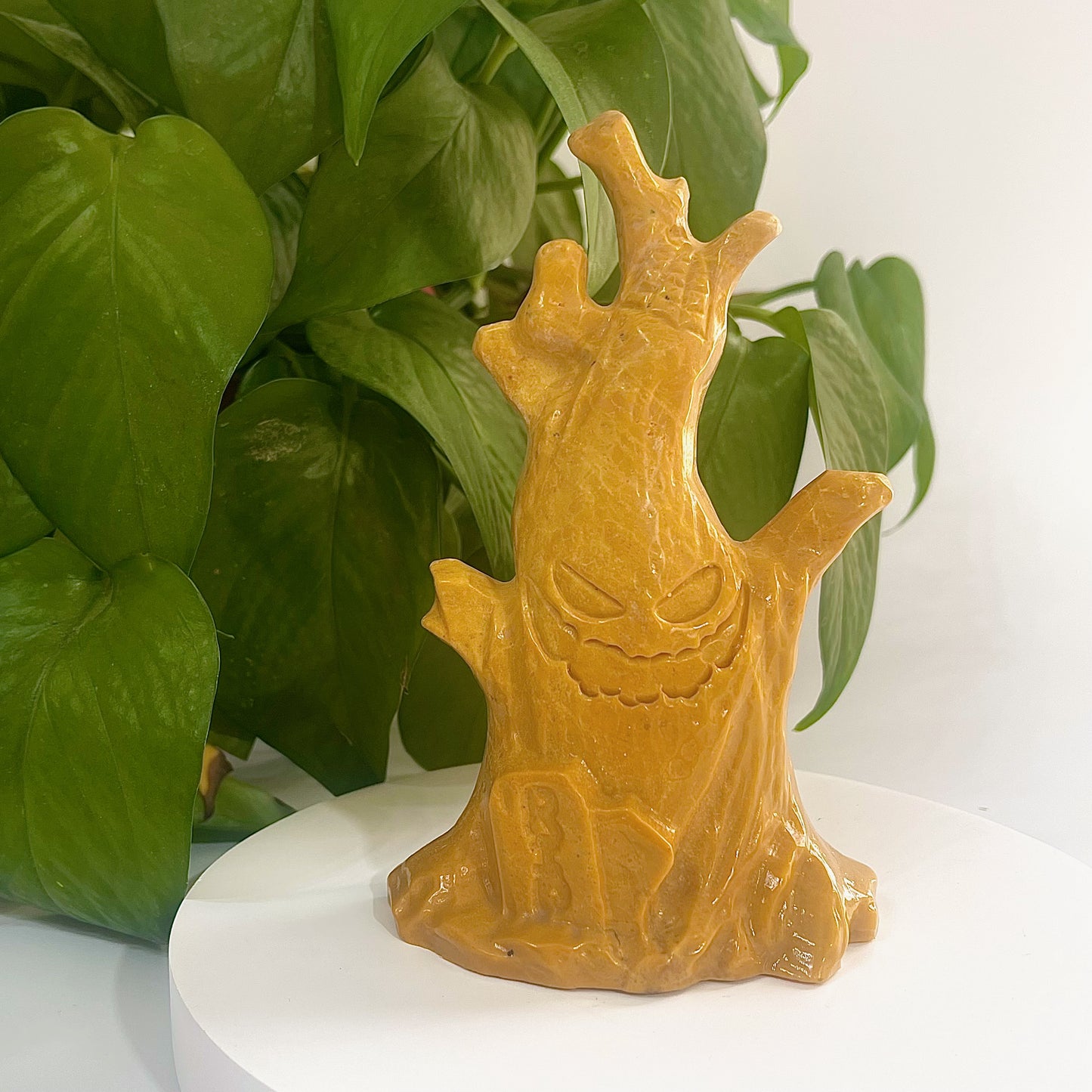 Yellow Jade Dryad Demon Holiday Halloween Decoration Gift