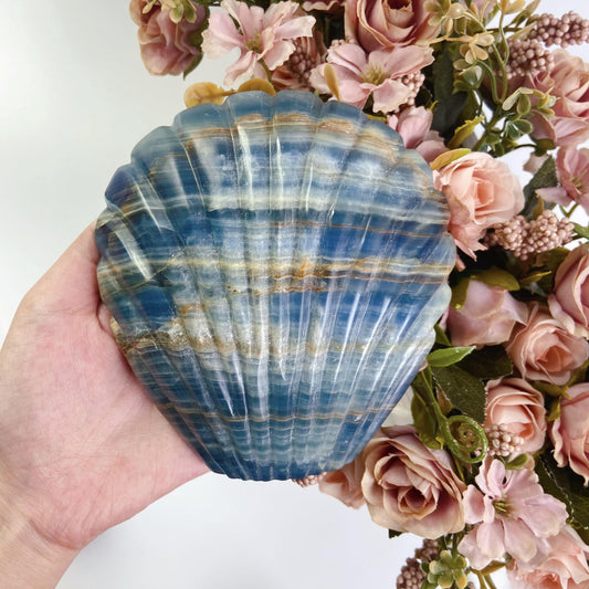 Blue Onyx Sea Shell Home Decoration Aquarium Stones Artificial Sea Ocean Do It Yourself