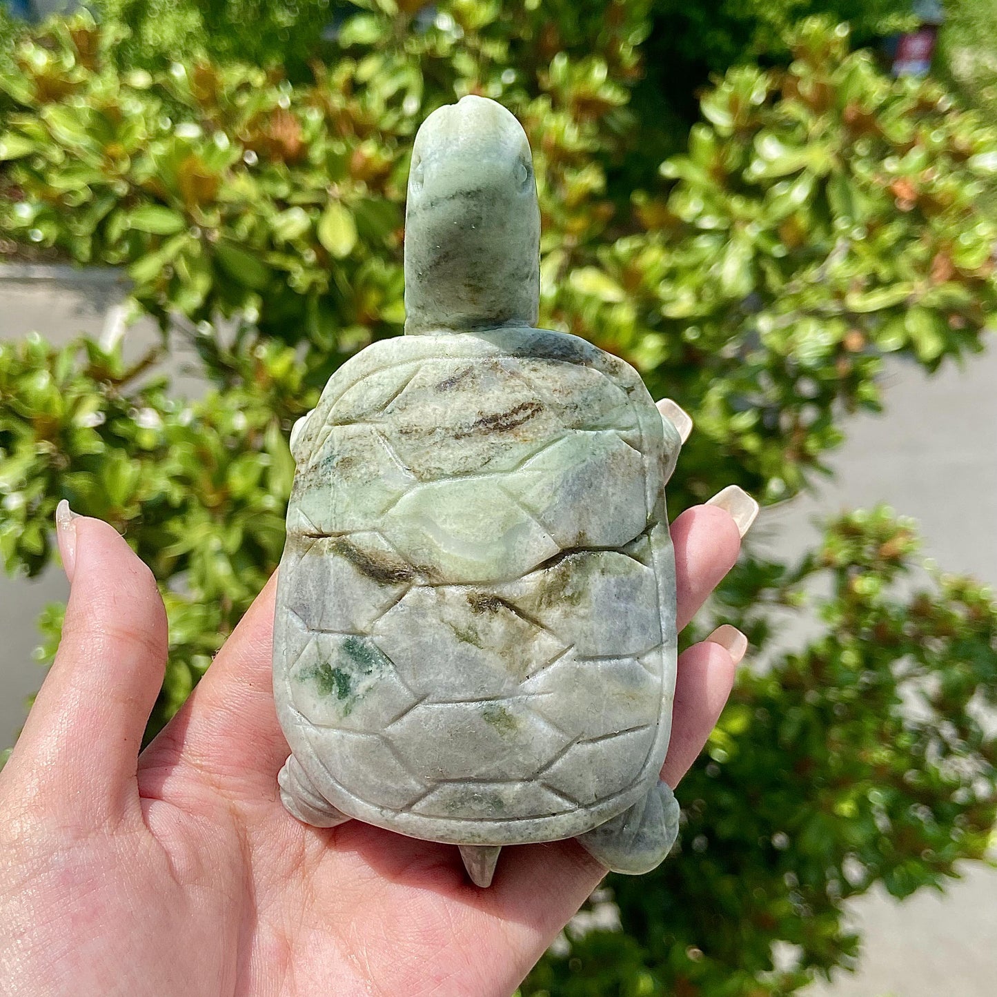 Xiuyan Jade Turtle Crystal Animal Ocean Animal Hand Carved