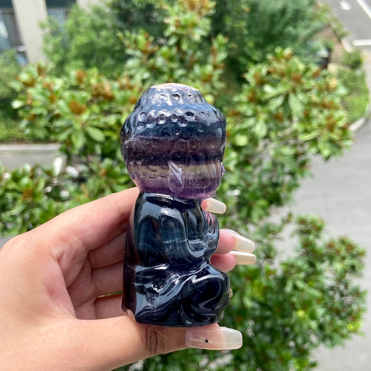 Fluorite Baby Buddha