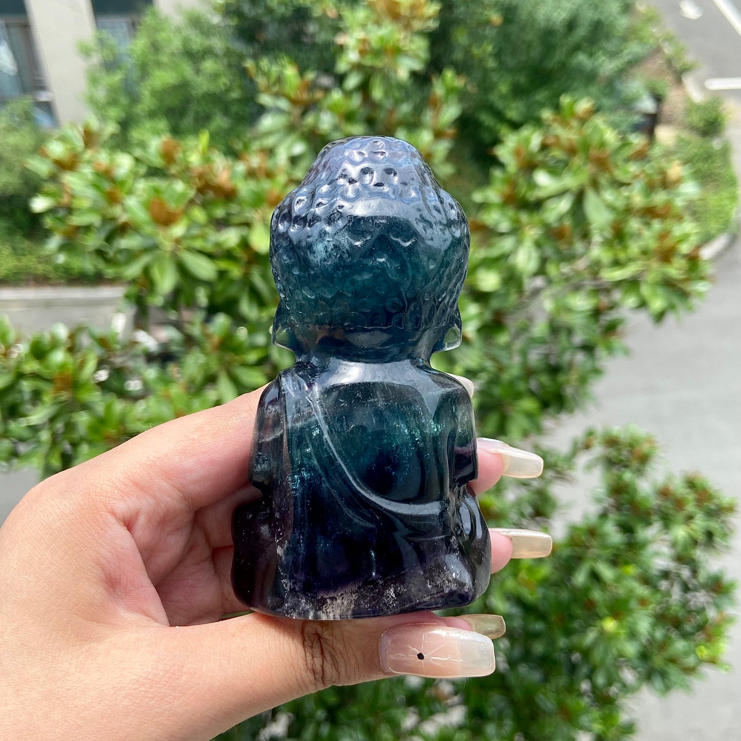 Fluorite Baby Buddha