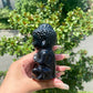 Golden Obsidian Baby Buddha