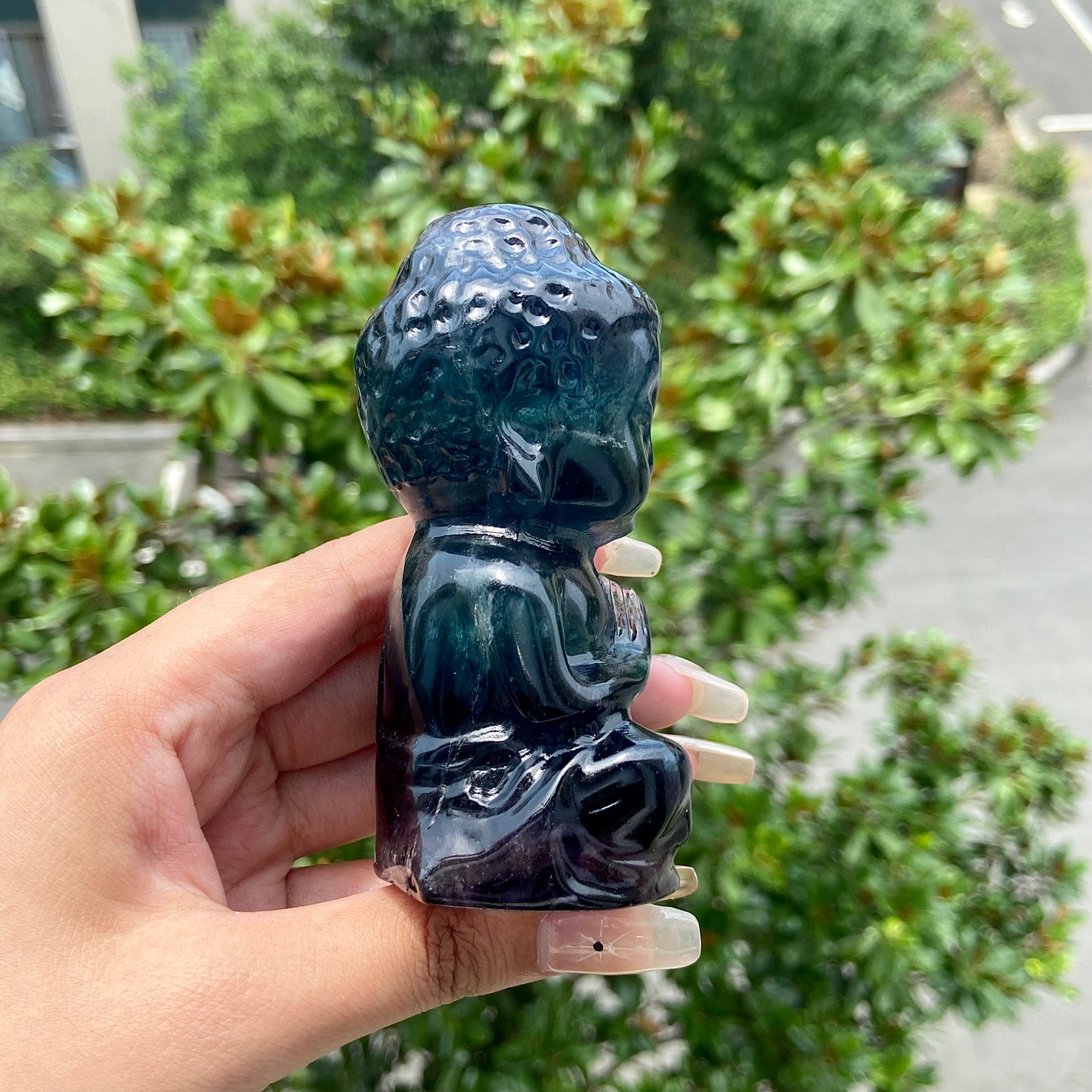 Fluorite Baby Buddha