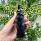 Hand Carved Obsidian Rooster Ousewarming Gift Figurine Animal Spirit Totem Reiki Gemstone