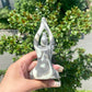 Natural Shell Stone Yoga Goddess Model Crystal Energy