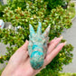 Amazonite Dragon Skull