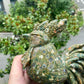 Hand Carved Rainforest Jasper Rooster Ousewarming Gift Figurine Animal Spirit Totem Reiki Gemstone