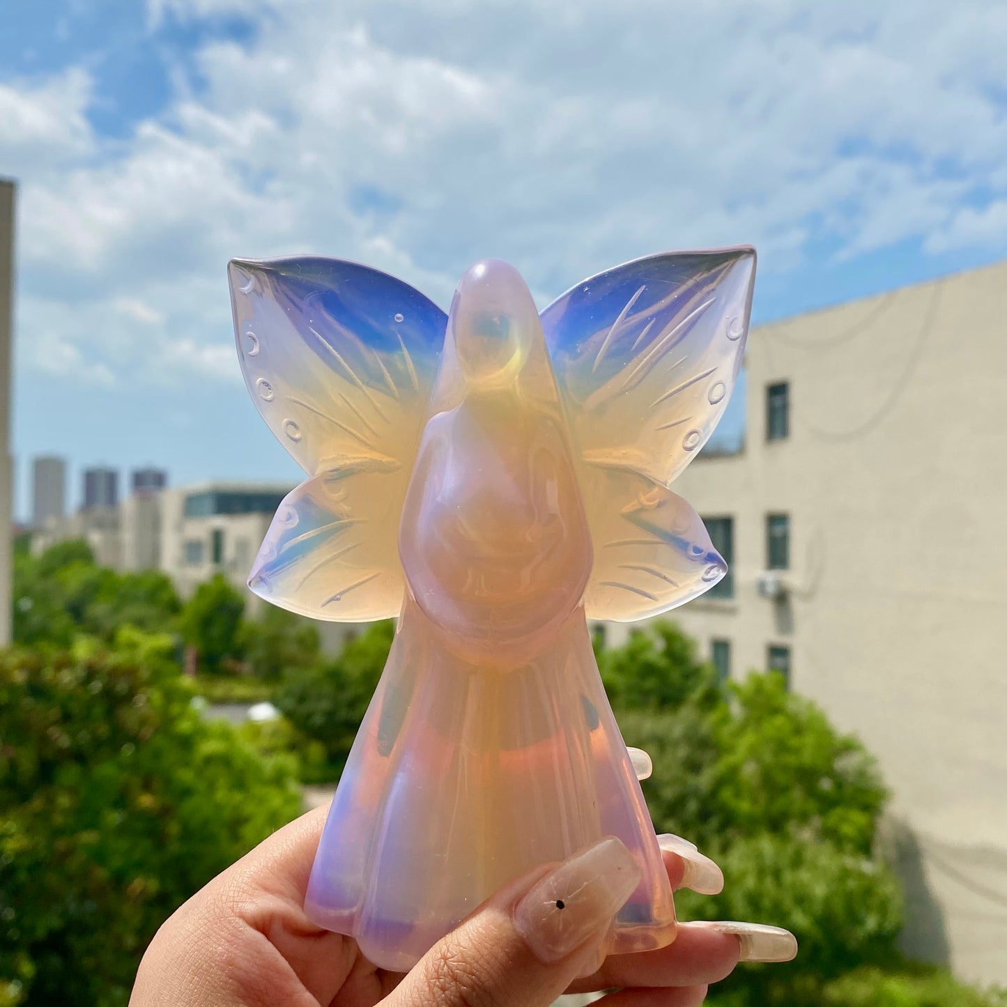 Pink Opalite Angel