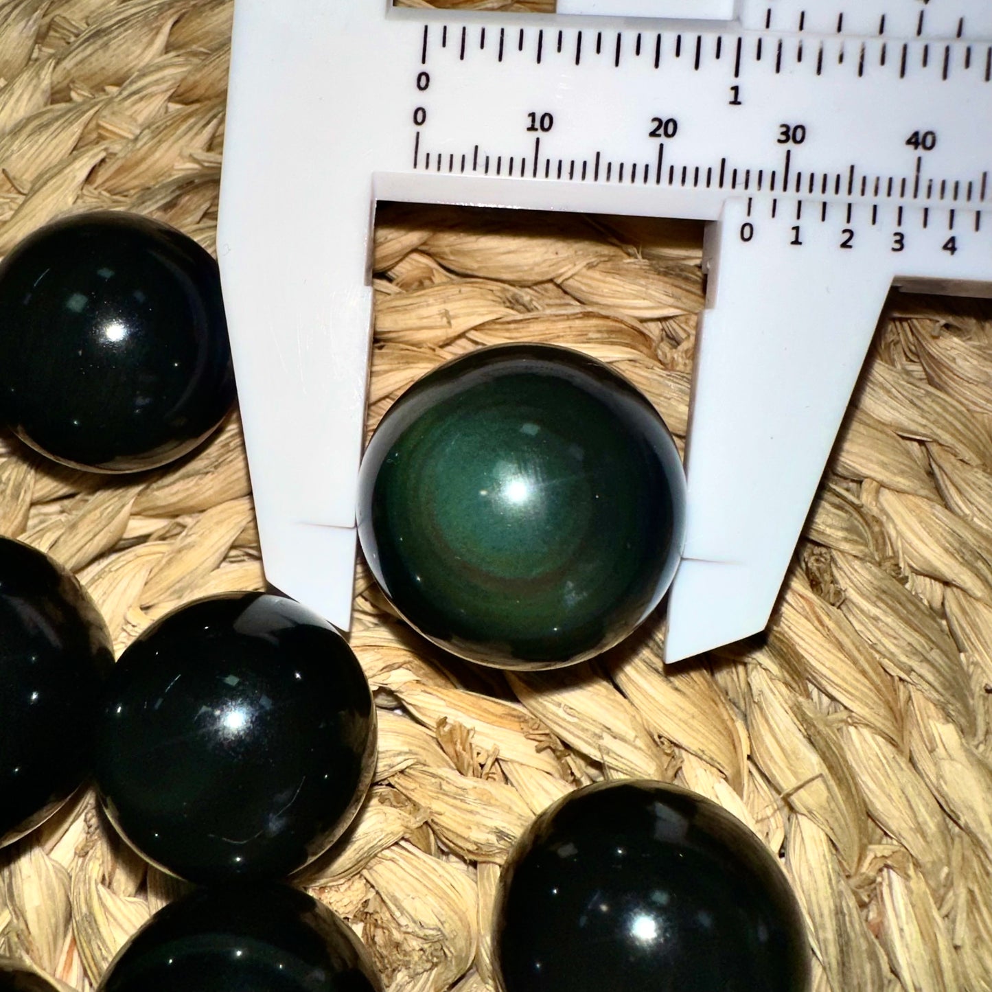 New Arrivals Rainbow Obsidian Small Spheres