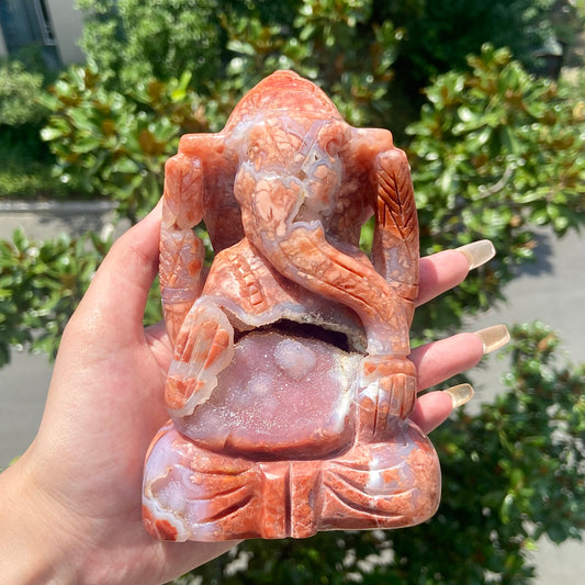 Petal Agate Ganesha