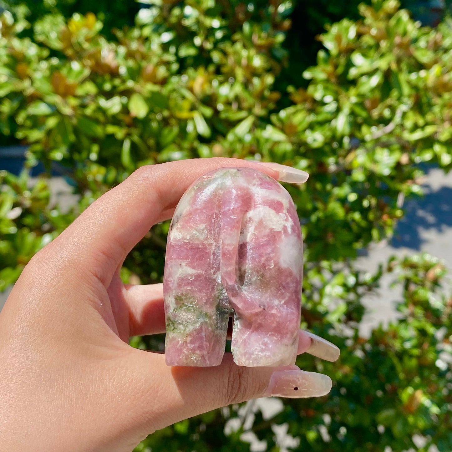 Pink Tourmaline Elephant