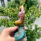 Ocean Jasper  Yoga Goddess With Moon