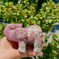 Pink Tourmaline Elephant