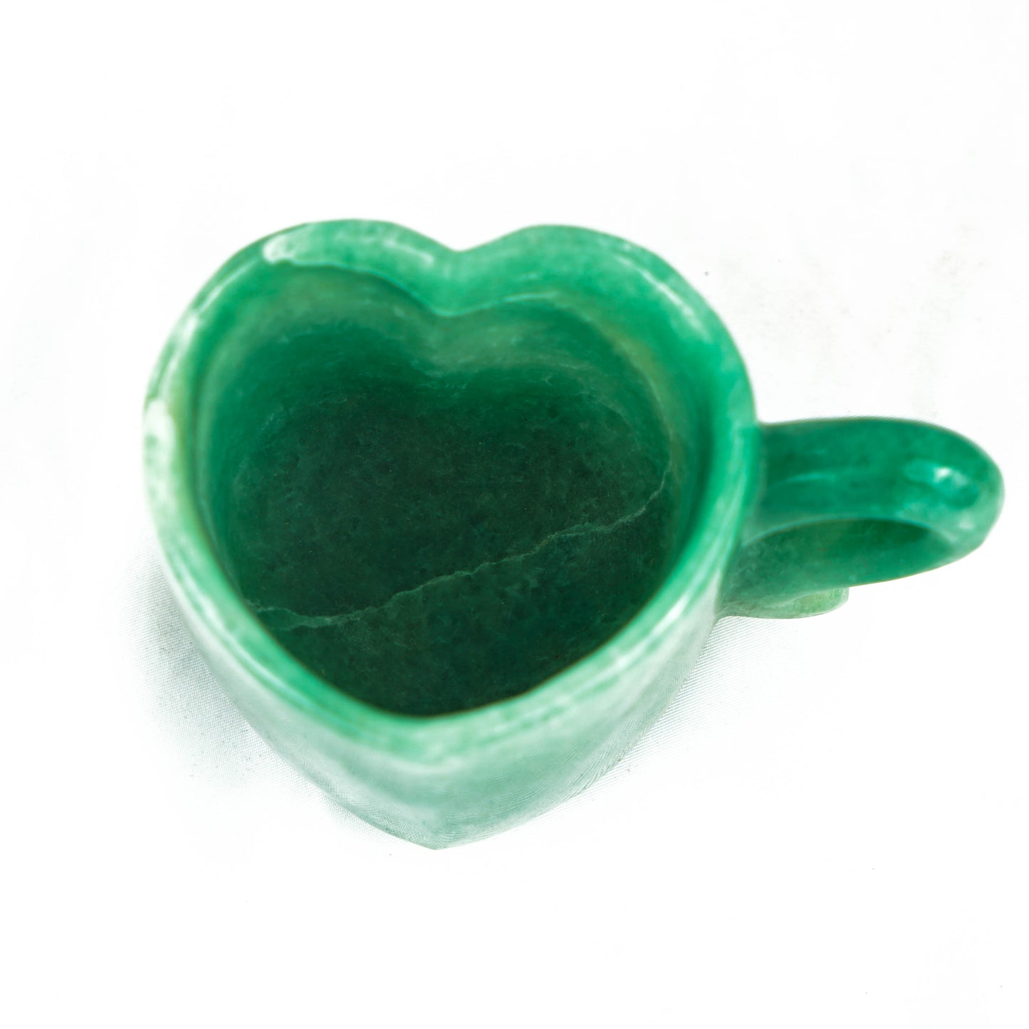 Green Aventurine Heart Cup