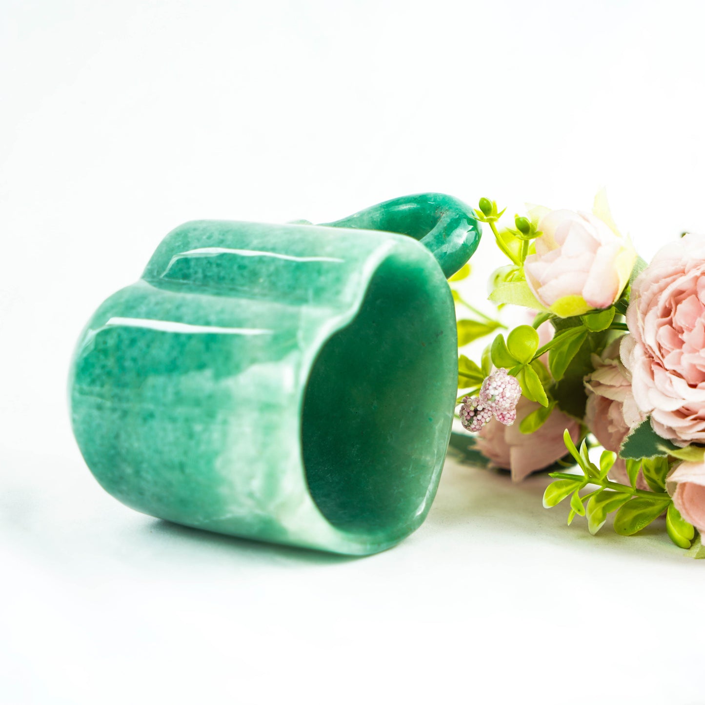 Green Aventurine Heart Cup