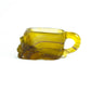 Yellow Fluorite Cup With Skull