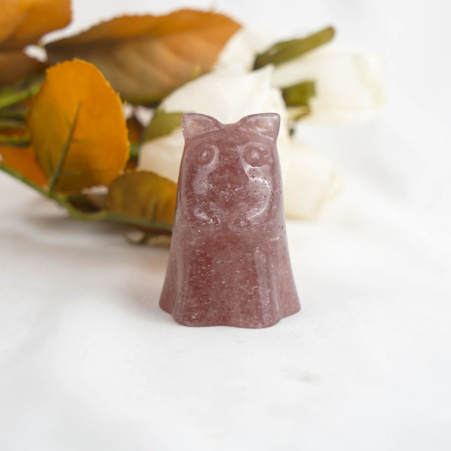 Multi Material Hand Carved Standing Kitten