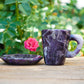 Dream amethyst hand-carved cups with base, mugs, coffee mugs, cocktail glasses, window decorations