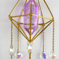 Suncatcher Colored Crystals Prisms Glass Pendant Suncatchers Beads for Chandeliers, Garden, Christmas Tree Decoration