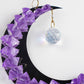 Suncatcher Moon shape Catcher Glass Pendant for Chandeliers, Garden, Christmas Tree Decoration