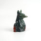 Afraic Blood Stone Hand Carved Anubis