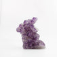 Amethyst Cluster Hand-Carved Rooster