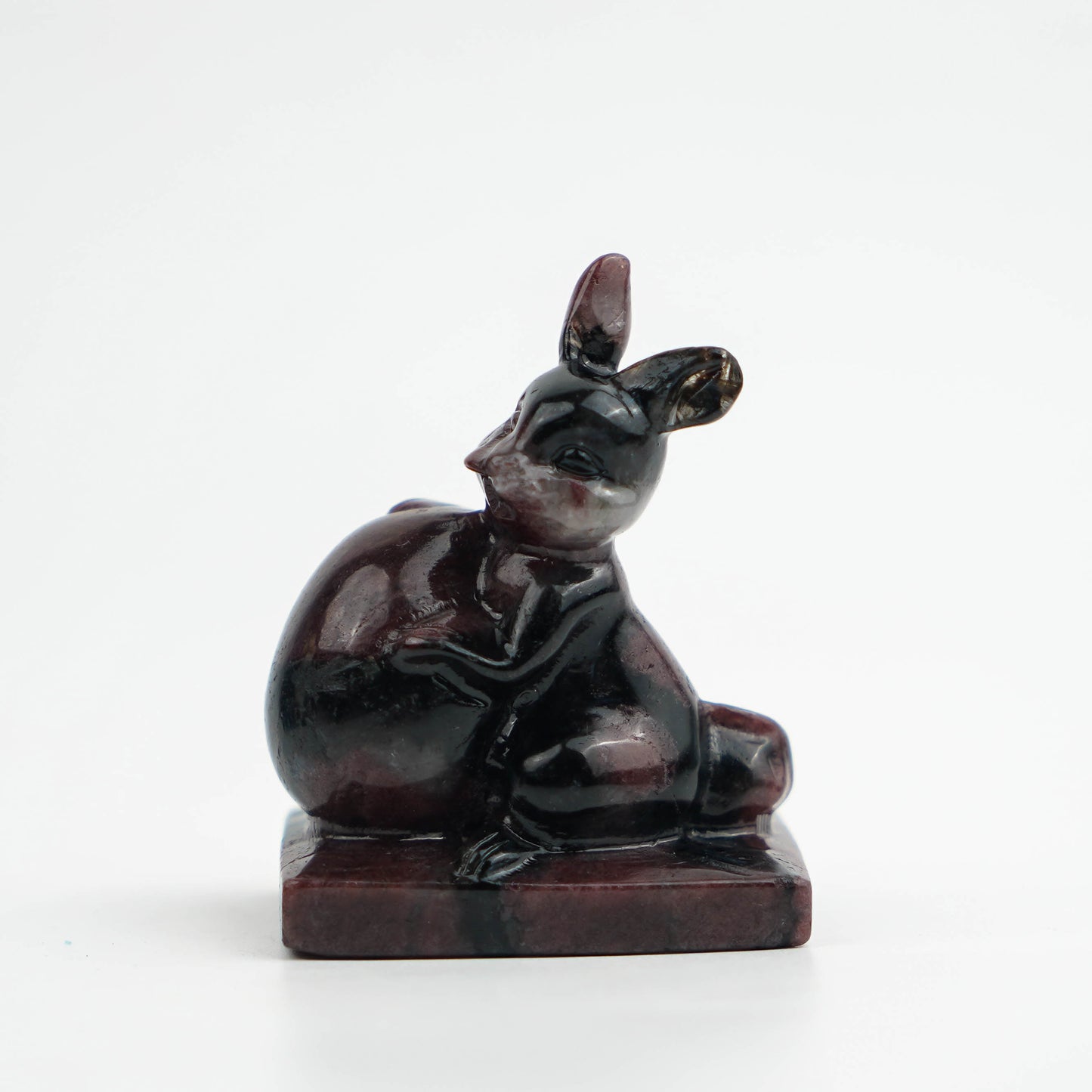 Multi-Material Squirrel Holding A Pine Cone Carving